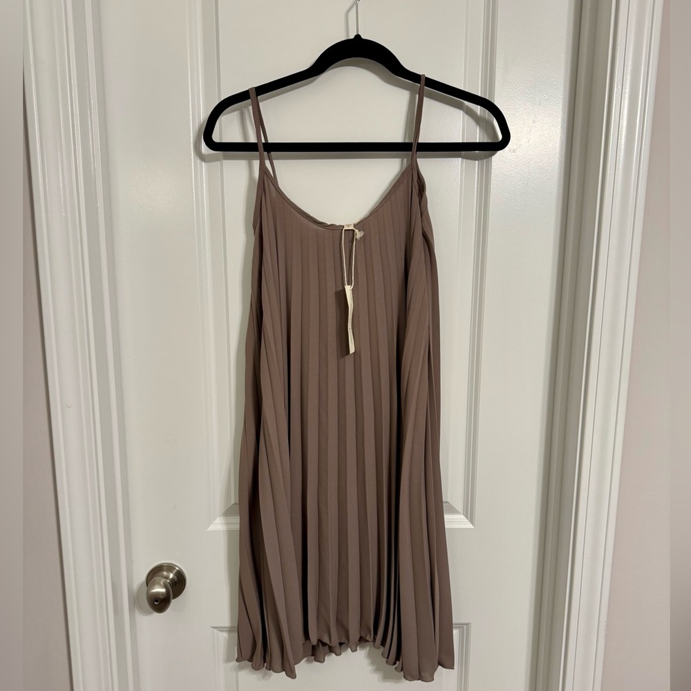 See You Monday Pleated Dress